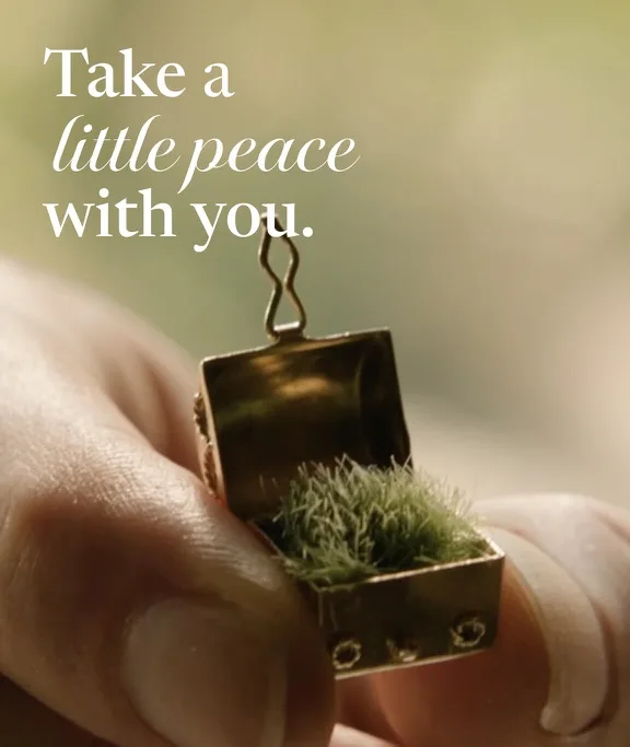 Take a little peace with you.